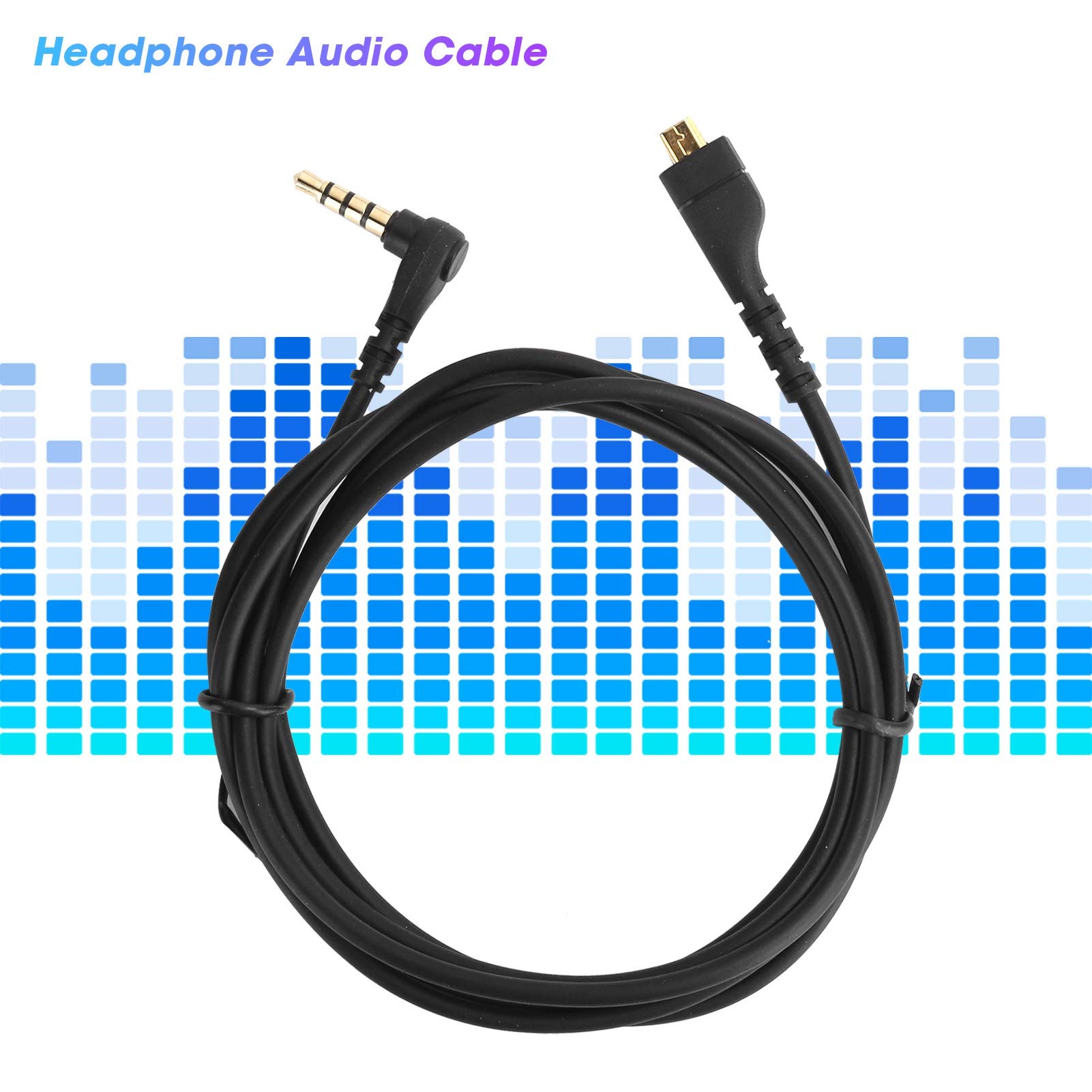 Zapasowy kabel audio do SteelSeries Arctis 3/5/7, przedłużacz zestawu słuchawkowego do gier dla Steelseries Arctis 3 / Arctis 5 / Arctis 7, 1,5 m / 4,9 stopy