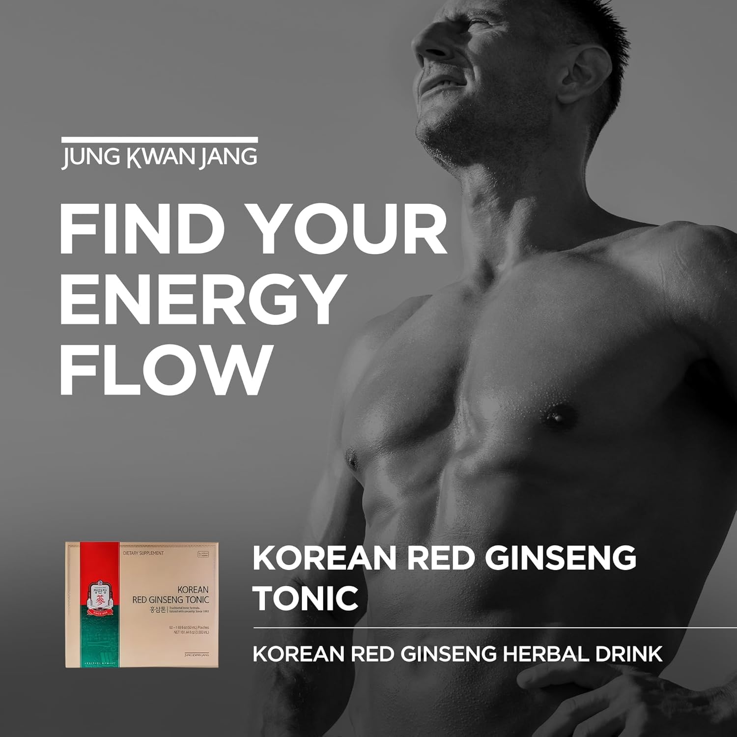 JUNG Kwan Jang Korean Red Ginseng Tonic Pouch (Tonic Mild) 6 Years Korean Red Ginseng, 10 Herbs and Plants for Immune Suuport - Image 2