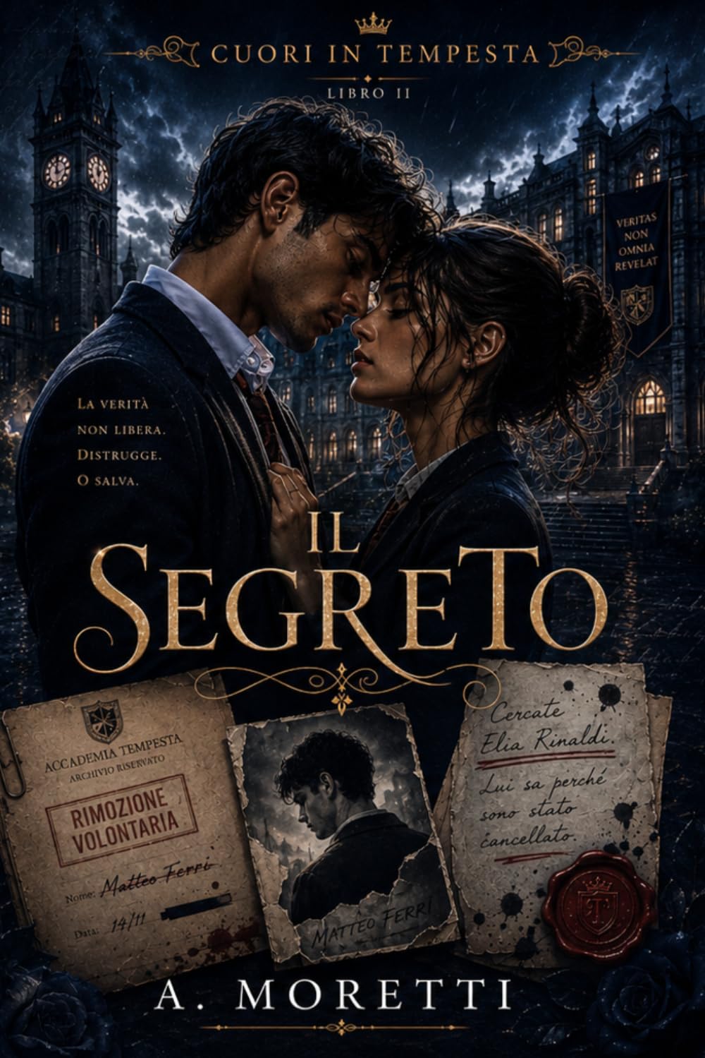 IL SEGRETO — BOOK II: CUORI IN TEMPESTA — Un romantic suspense dark academia tra segreti dell’Accademia, verità nascoste e un amore slow burn proibito