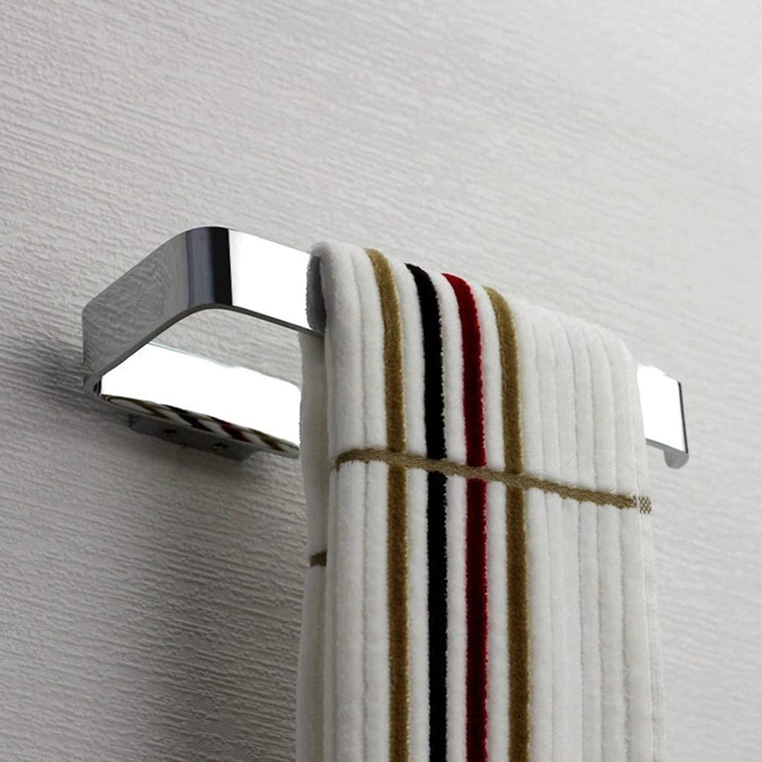 Portasciugamani da Bagno Anello Portasciugamani in Rame Portasciugamani ad Anello Appeso può liberare Il Pugno Portasciugamani da Bagno Portasciugamani, Premium Chrome, per Bagno, Cucina