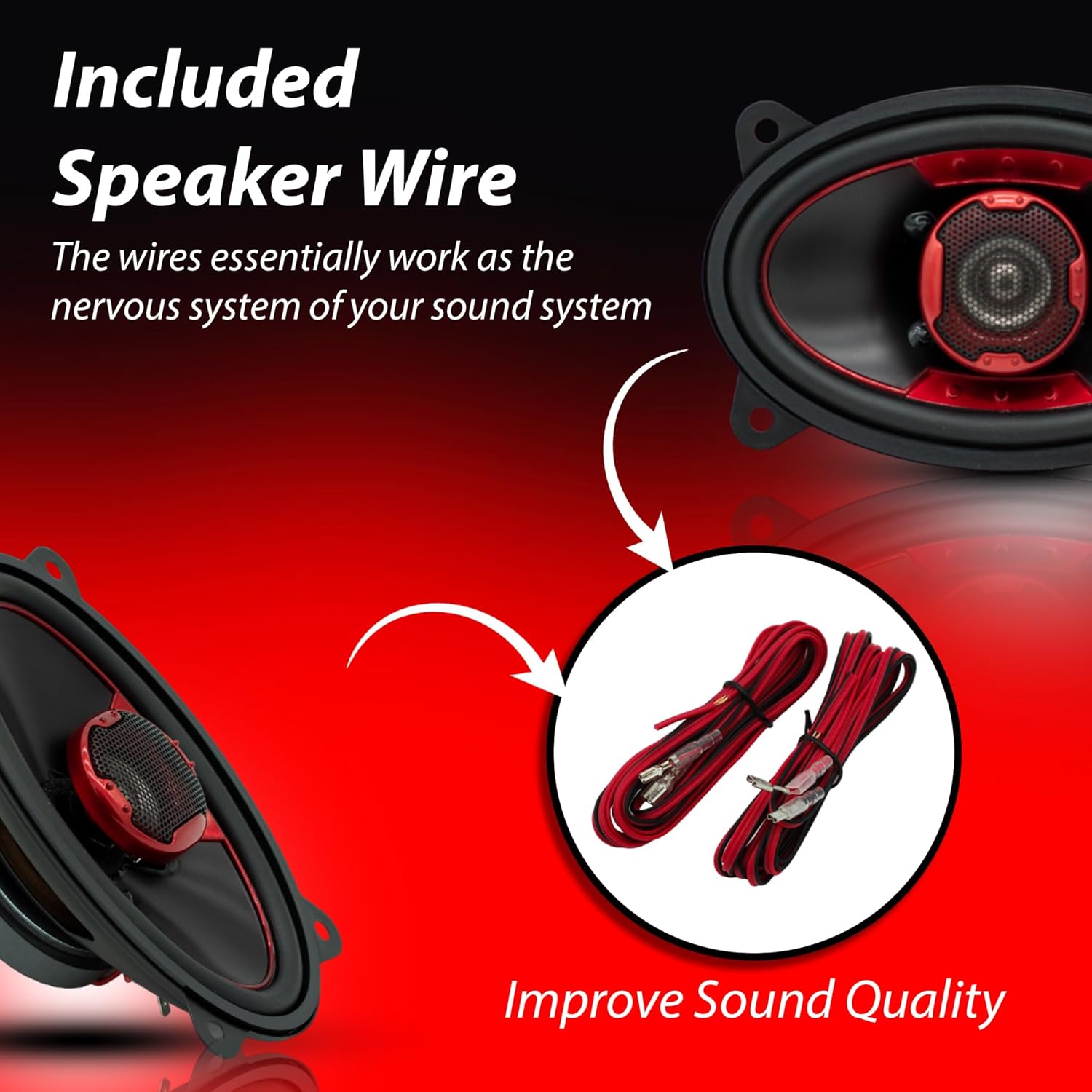 MB Quart XK2-146 4x6-Inch 180 Watt 2-Way Coaxial Speaker System Car Audio - Image 2