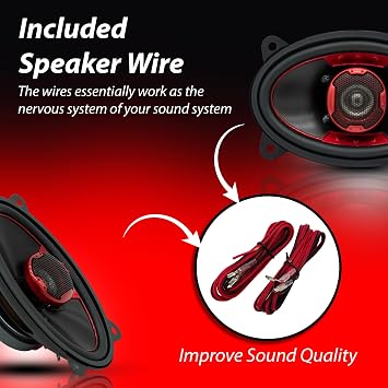 MB Quart XK2-146 4x6-Inch 180 Watt 2-Way Coaxial Speaker System Car Audio
