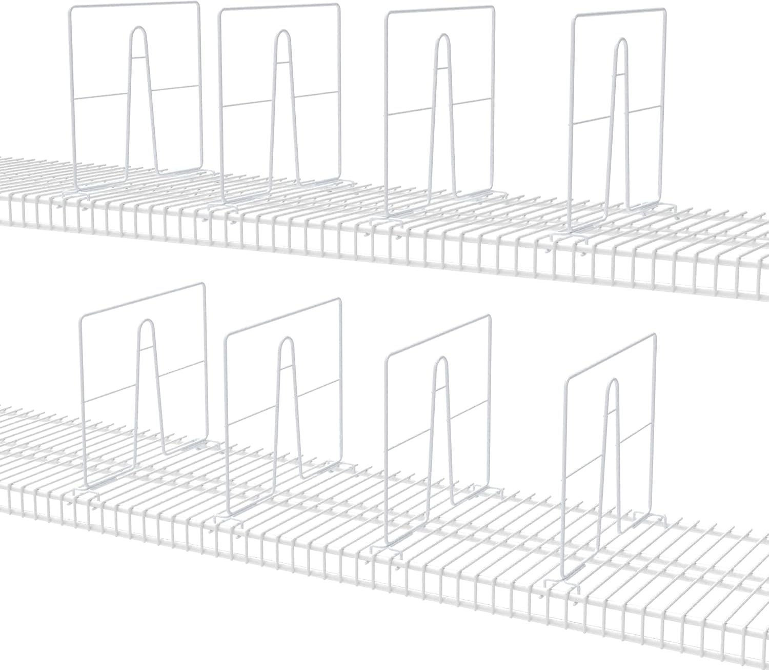 BTSDhome 8 Pack Wire Shelf Dividers Closet Dividers and