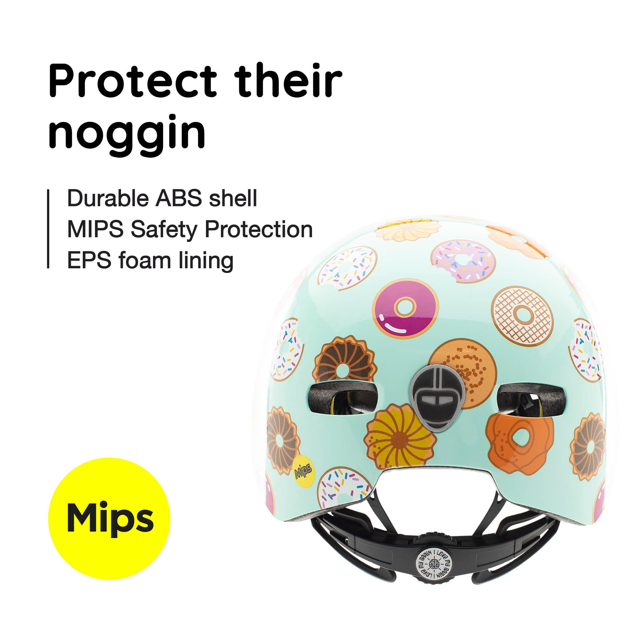 Nutcase Kinder Fahrradhelm Little Nutty Gloss, Doh, 48-52 cm, 10001