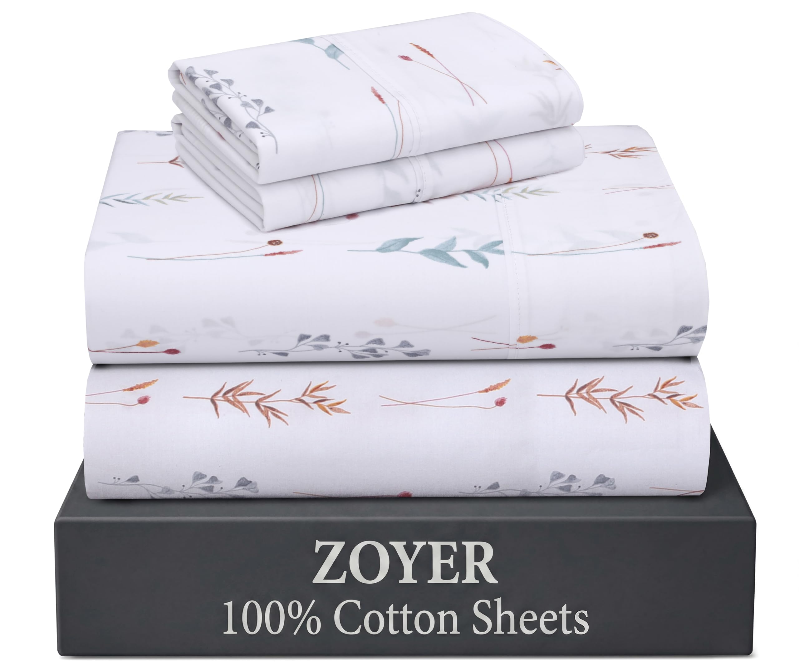 ZOYER Percale Sheets Queen