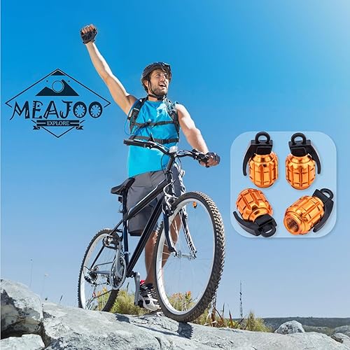 Miniatura 4 de 4 tapas de vástago de válvula de neumático, tapas universales de válvula de neumático de aleación de aluminio para automóviles, camiones, SUV,