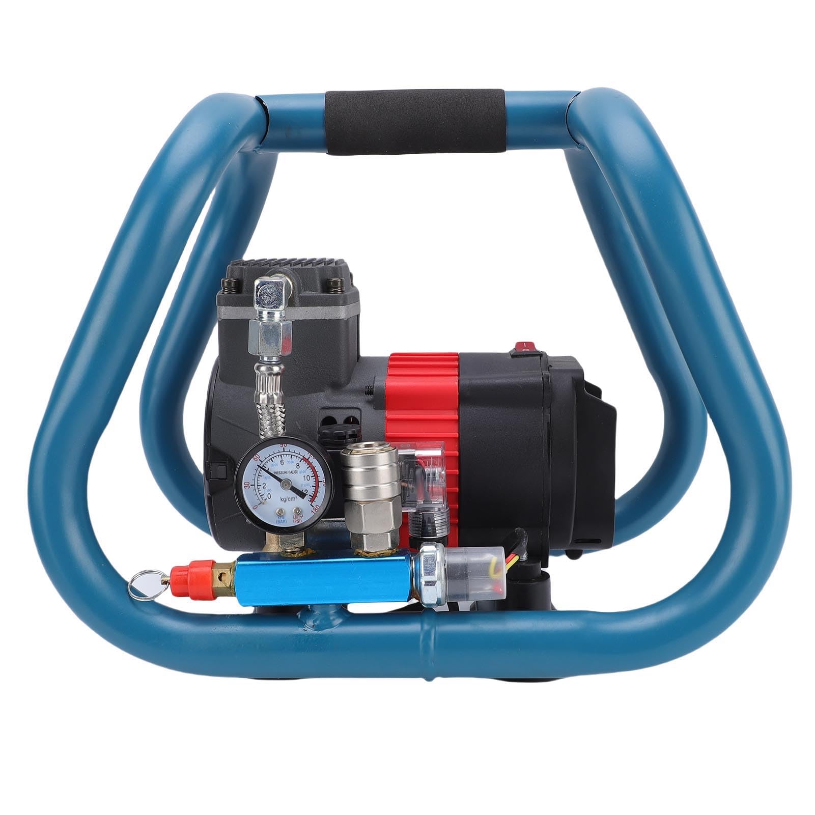 Fabater Compressore d'Aria Senza Olio, Alimentato a Batteria, con Serbatoio 3 Litri e velocità di Gonfiaggio Rapida, Adatto per BL1830B BL1840B BL1850B BL1860B. Batteria 21V, Ideale per Il