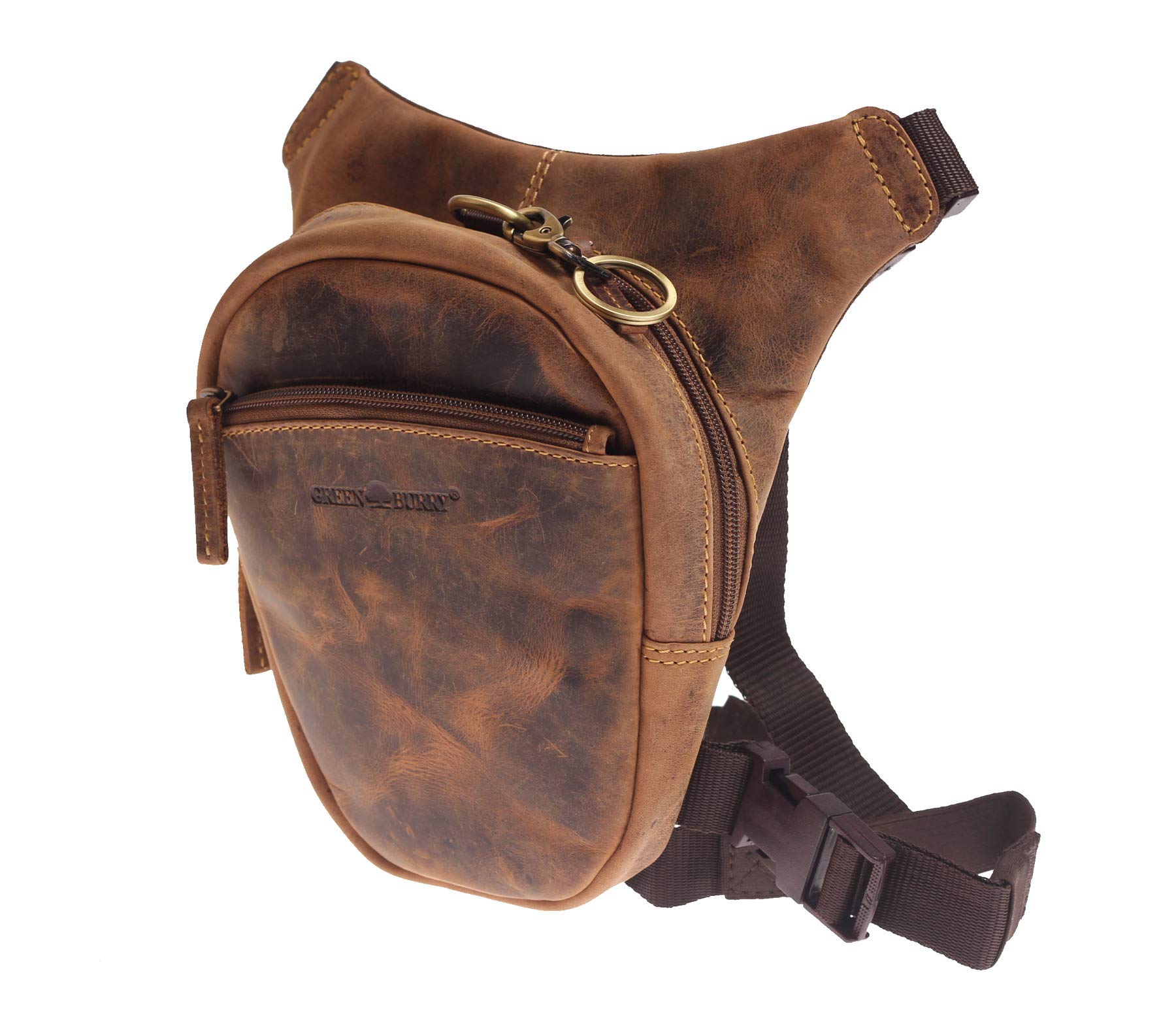 Greenburry Marsupio vintage in pelle 20 cm