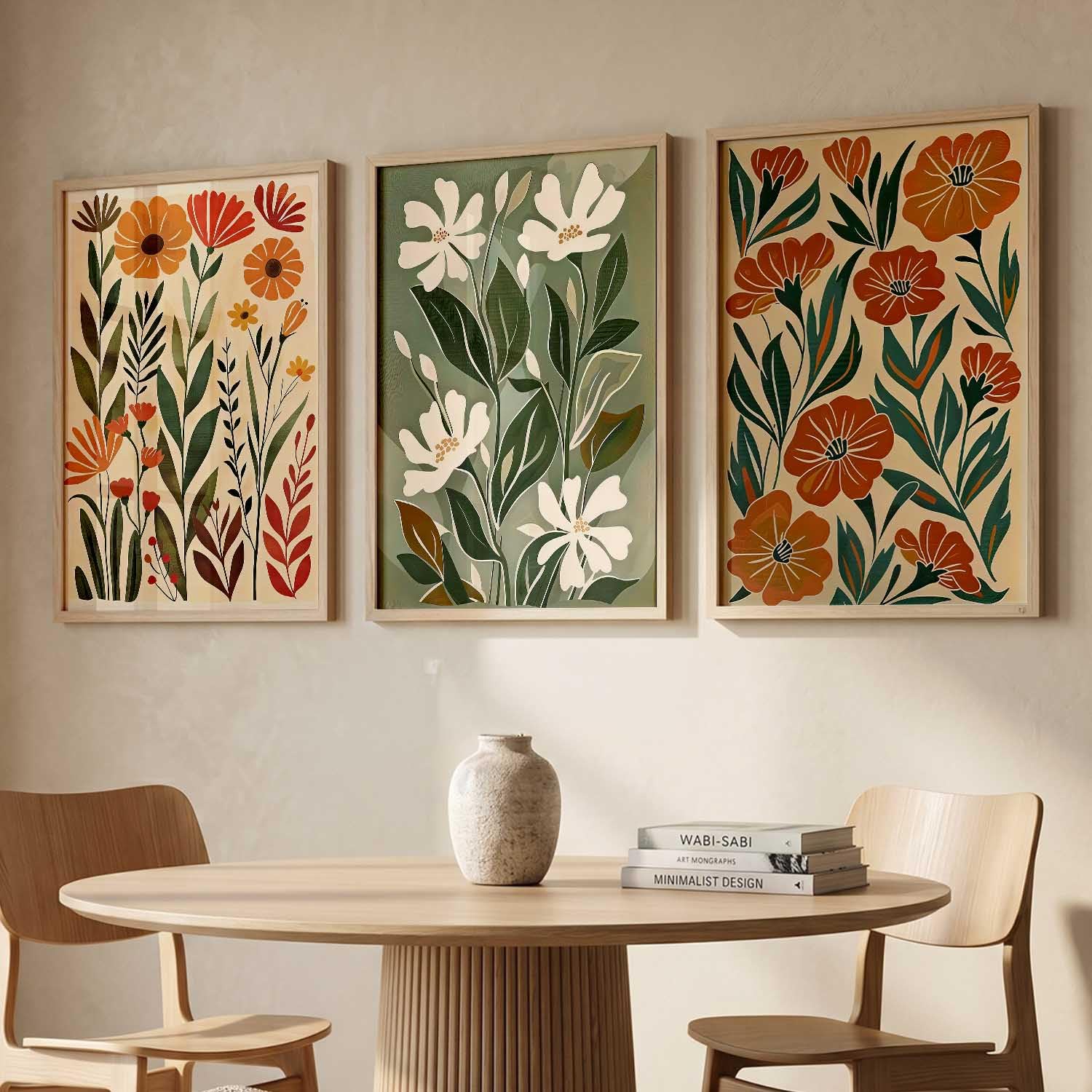 Bohemian Art Prints - 3 Maximalist Frames -17 Bohemian Art Prints - 3 Maximalist Frames -17