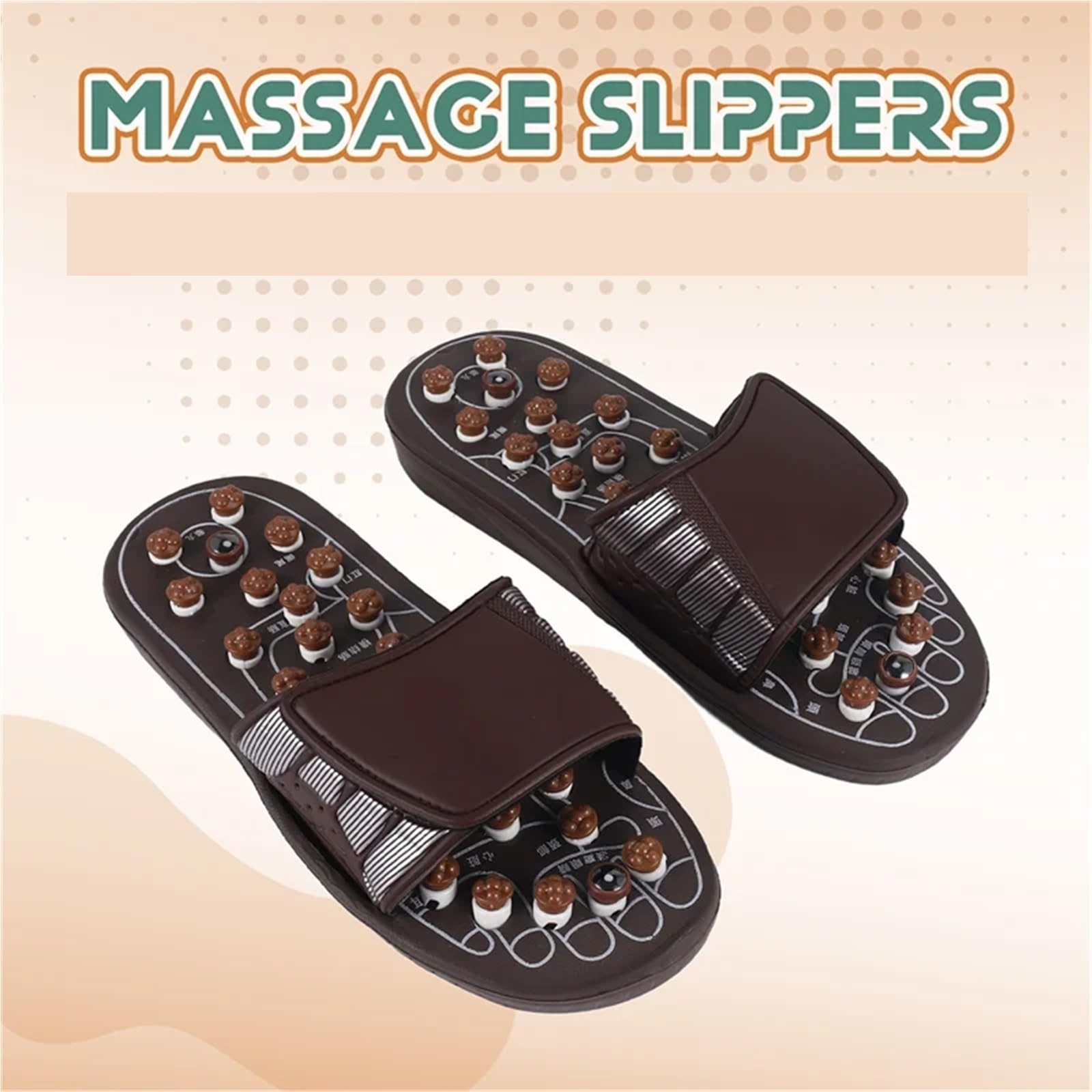 Fußmassagegerät Massage Hausschuhe Schuhe Sandalen Haushalt for Männer Frauen Für Die Fußmassage(S)