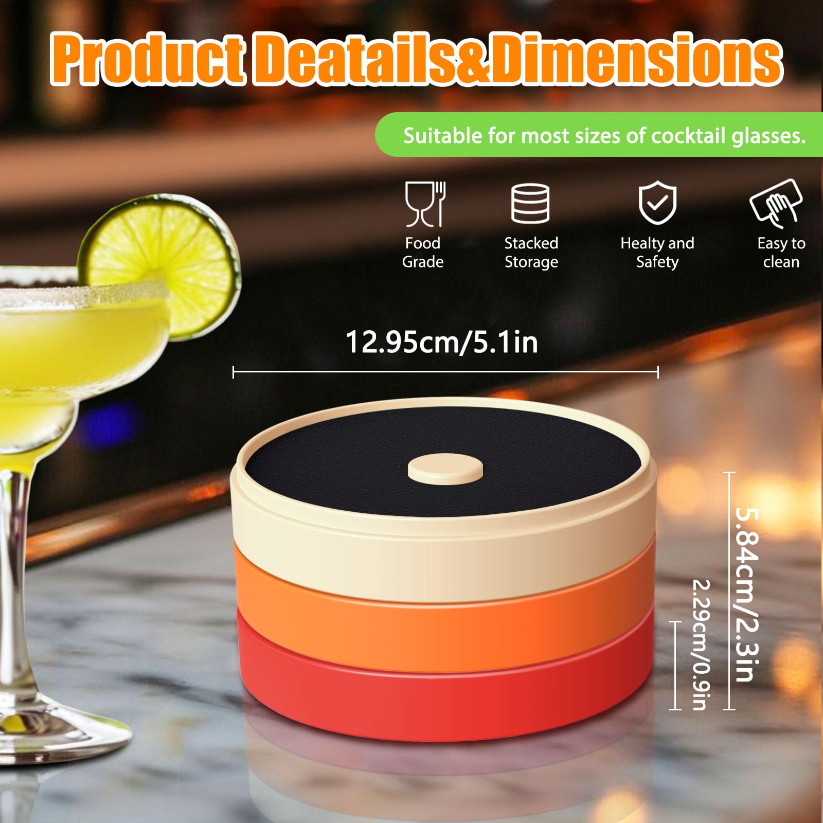 Margarita Salt Rimmer Set - Perfect Cocktail Rimming -2