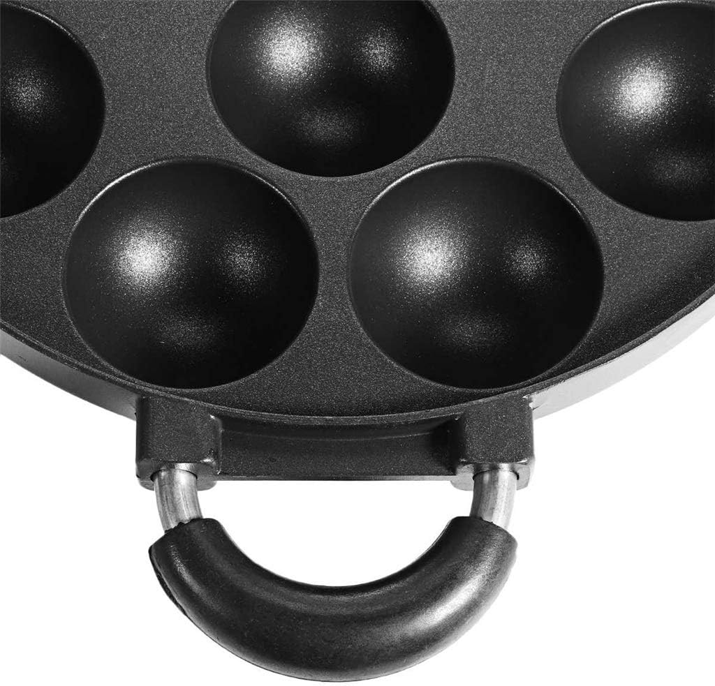12/15/19 Holes Takoyaki Maker Grill Pan Octopus Ball Plate Home Cooking Baking Forms Mold Tray Baking Pan for Kitchen Tools (Size : 12 Holes) (15 Holes)