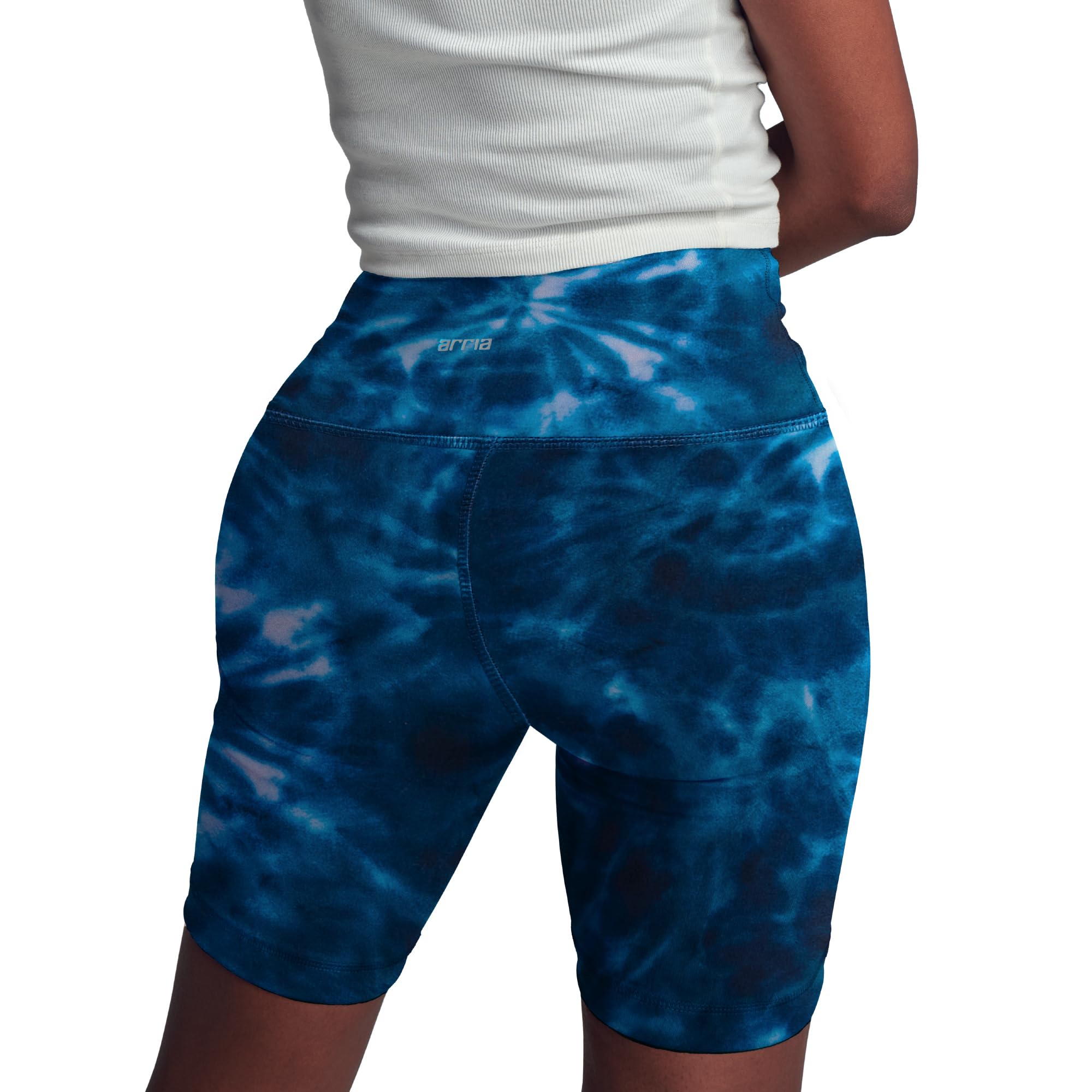 ARRIA Womens High Rise Biker Shorts Tummy Control Curvy Fit Stylish Buttery Soft Stretchy Comfy Everyday Activewear