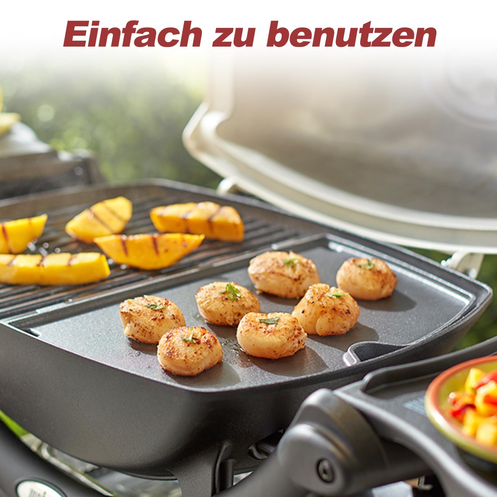 32 cm gietijzeren grillplaat voor Weber Q100, Q120, Q1000, Q1200, Q140, Q1400 series gasbarbecue modellen, grillpan accessoires