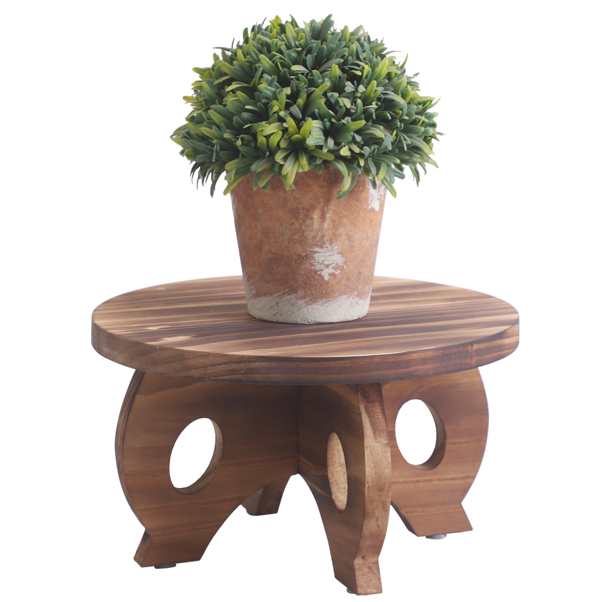 VZODESR Wooden Plant Stool