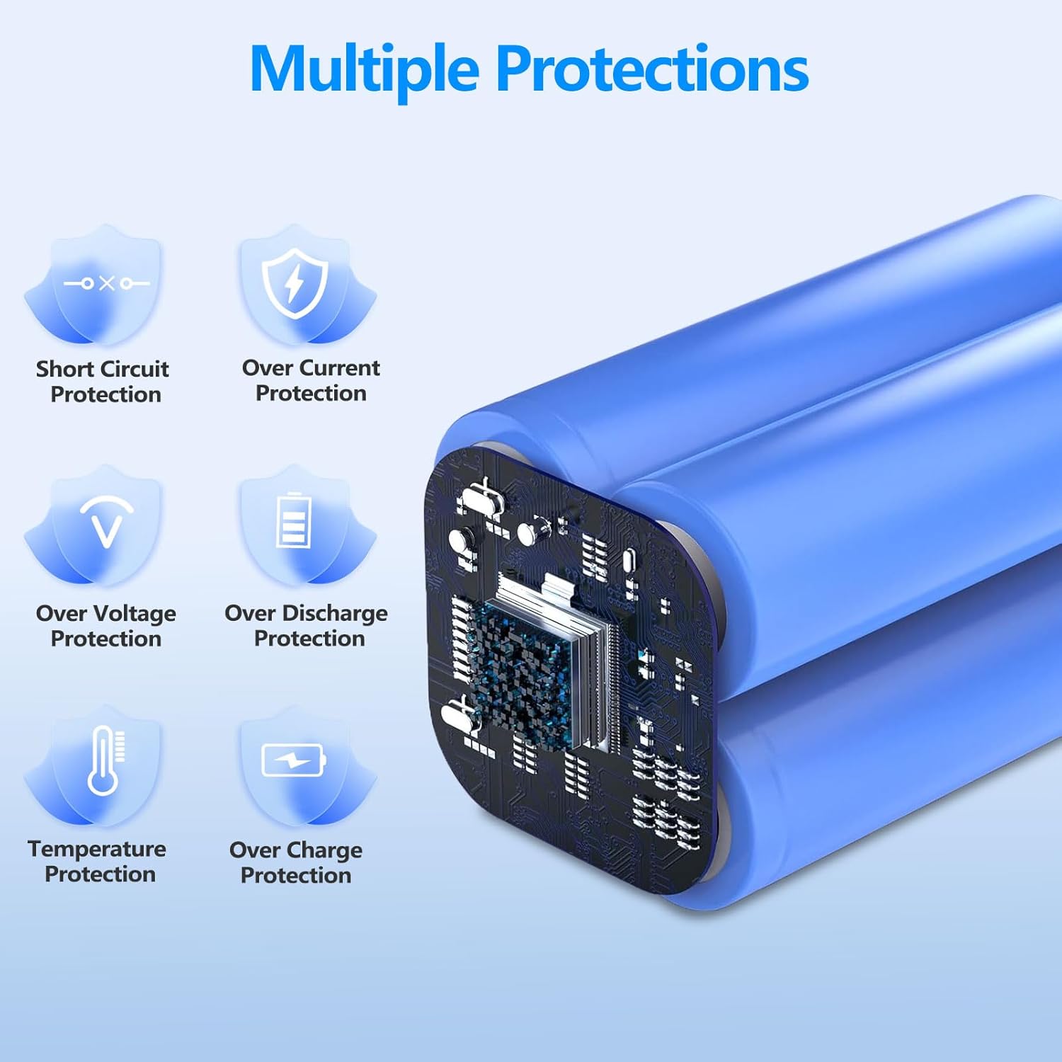 3200mAh Replacement Battery Compatible with eufy RoboVac 11 11C 11S Plus 11S MAX 12 30C 30 25C 15C 15T Hybrid G30 Edge R500 R450 & Ecovacs Deebot N79 N79S N95 DN622 661 Vacuums