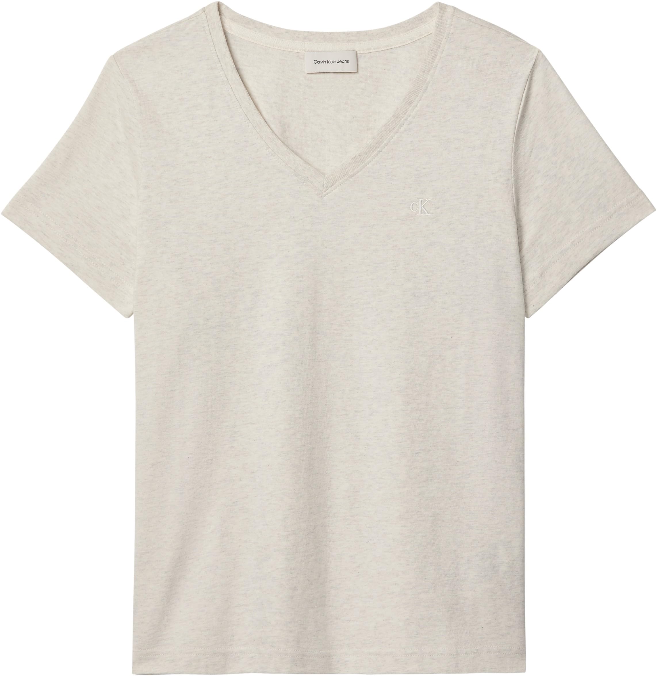 Calvin Klein Damska koszulka archiwalna VNK Tee EU LV047B205G Tees, szara (BA01 Grey Heather), L, Szary (Ba01 szary wrzos), L