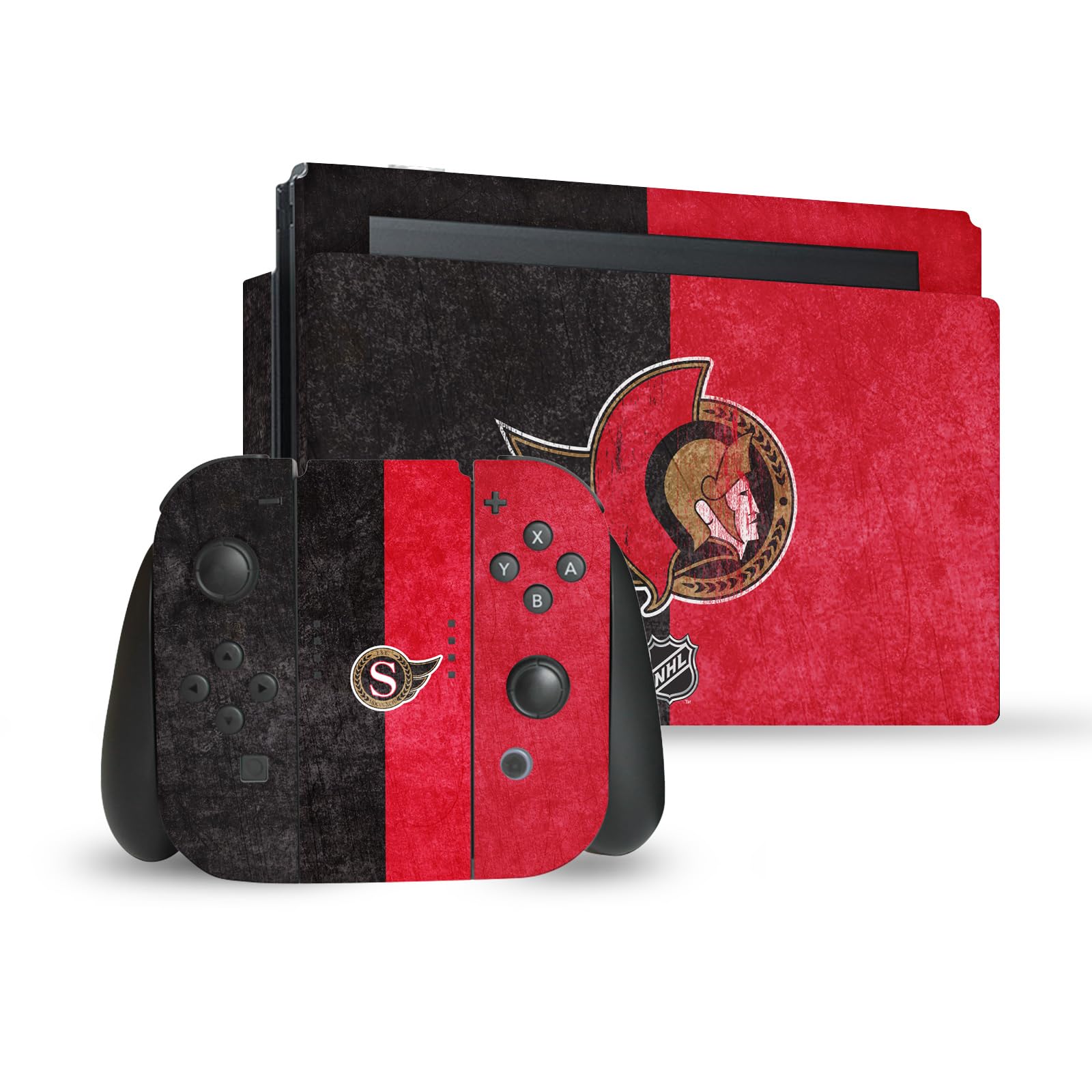 Autocollant de jeu peau vinyle Ottawa Senators Switch Joy-Con Dock - 8