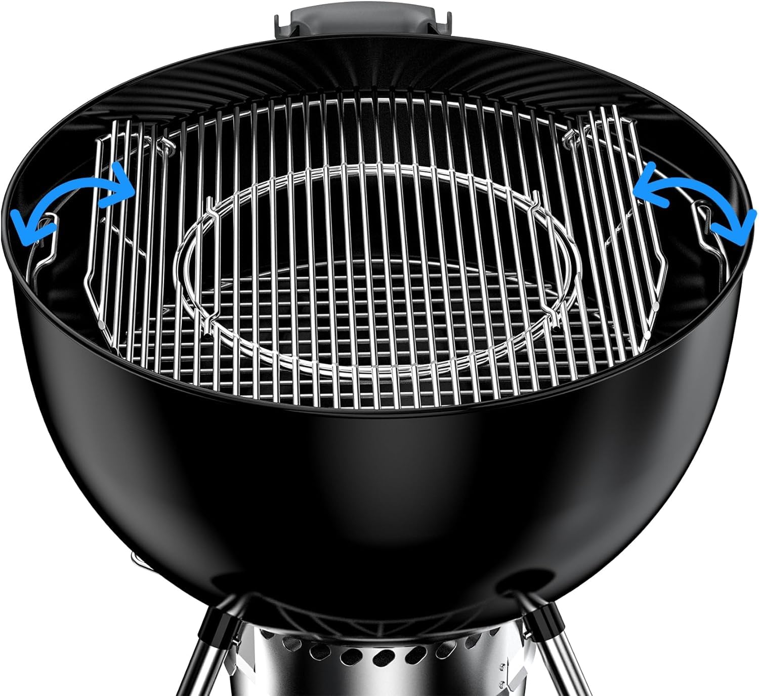 Weber 57cm Oberer Kochrost Ersatz für One-Touch, Performer, Master-Touch, Smokey Mountain Cooker
