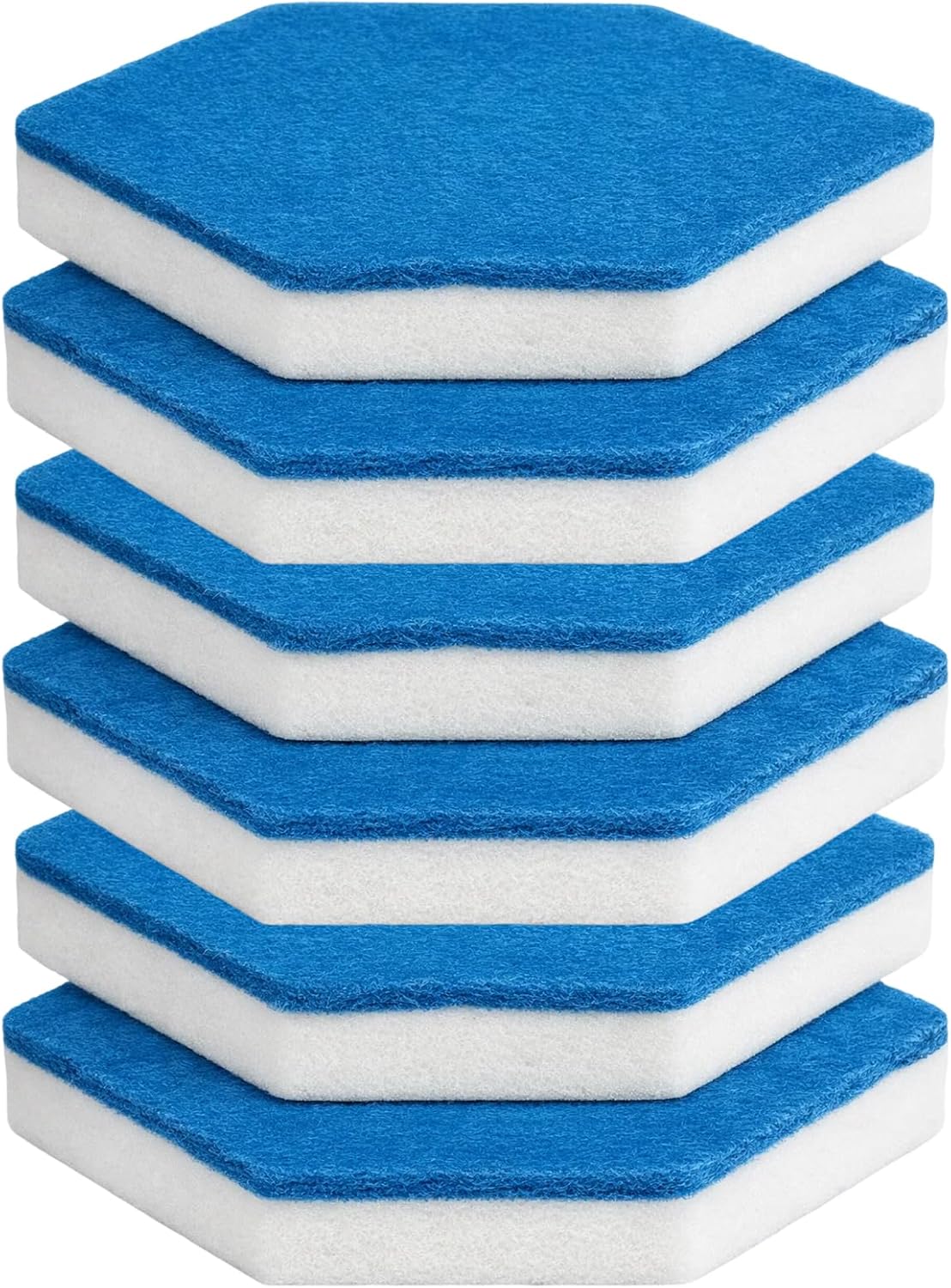 Mop Refills Replacement Sponge Bathroom and Tub Mop Refills Replacement Compatible for Bathroom Cleaning Durable and Quick to Change Pack of 6