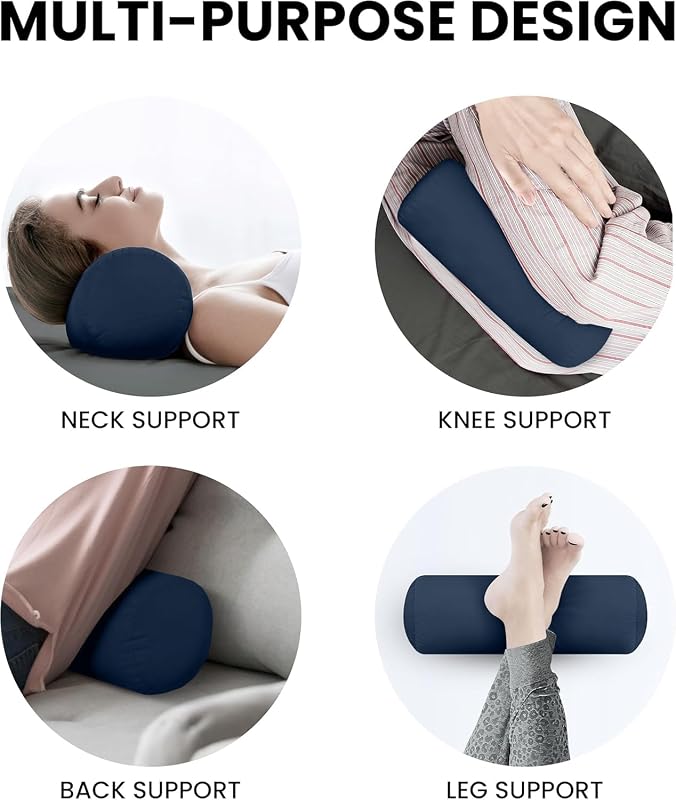Utopia Bedding Nyakpárna szett 2 db 15x40 cm sötétkék dekoratív párna
