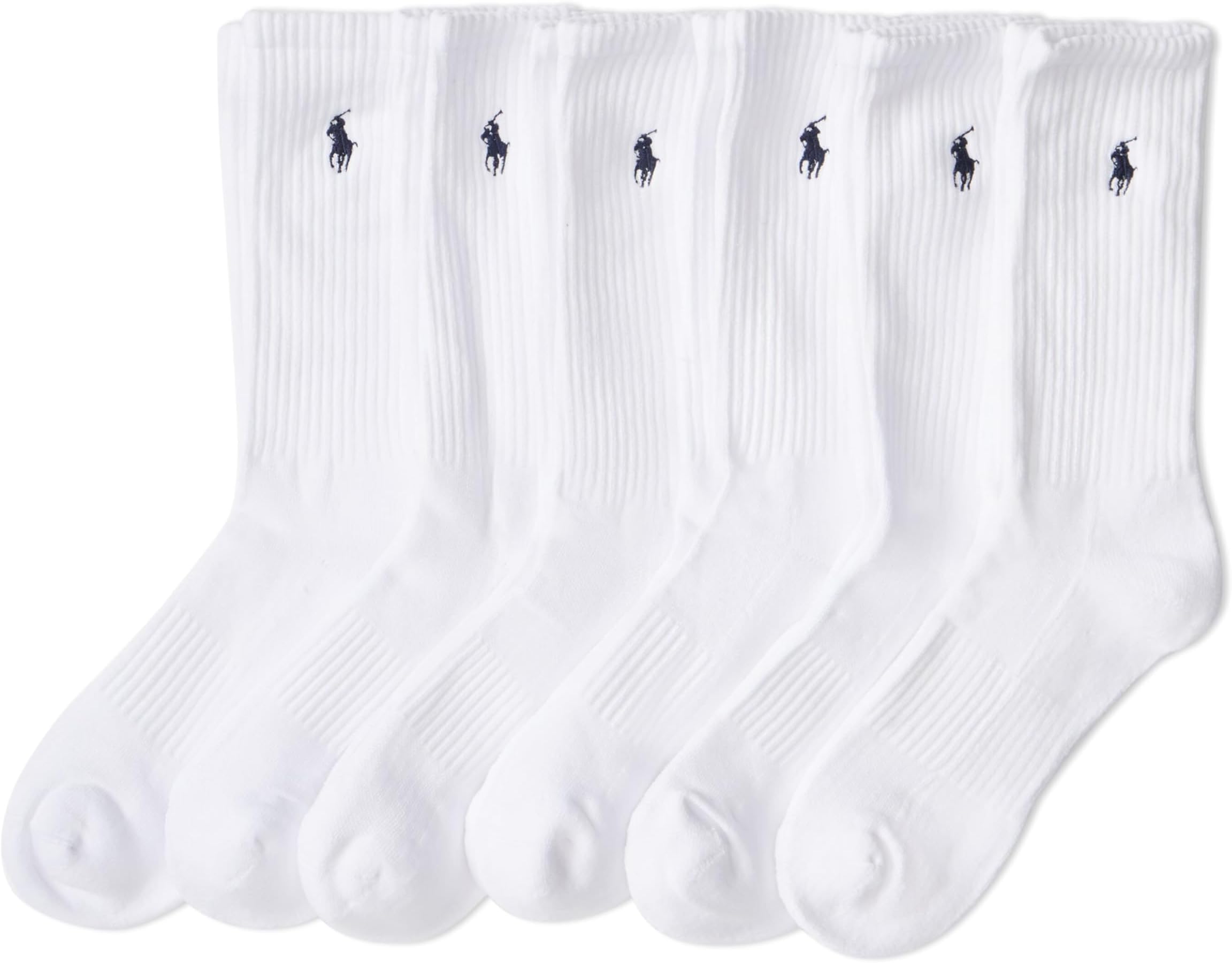 Men's Performance Crew Socks 6 Pack