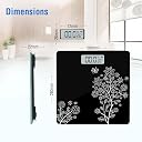 MS ENTERPRIS Electronic Digital Bathroom Weight Scale, Black gallery image