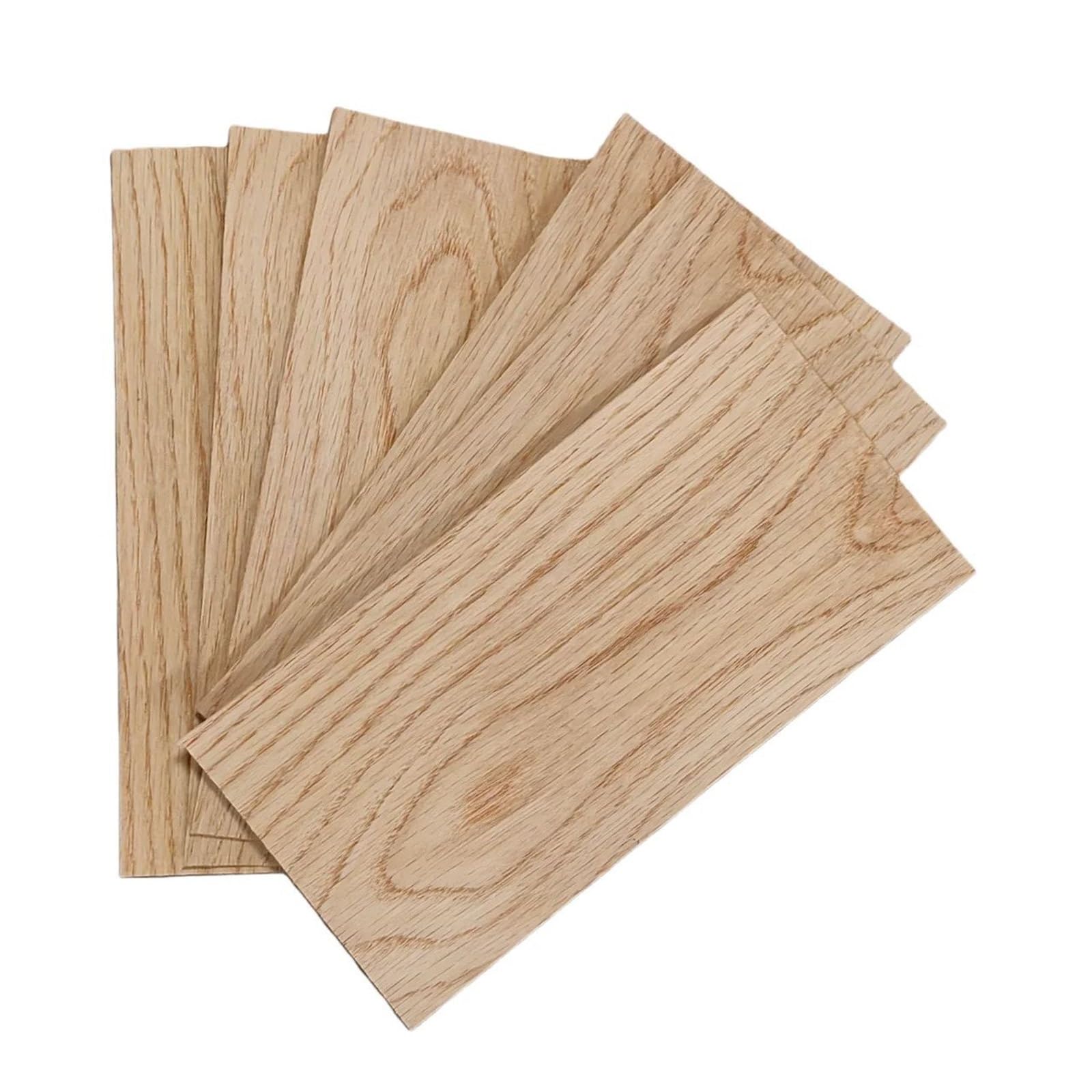 Unfinished Wood Paquete de 6 láminas chapa madera 1 mm, virutas sin tratar for grabado láser, corte, proyectos bricolaje, manualidades, marcapáginas, maquetas y juguetes