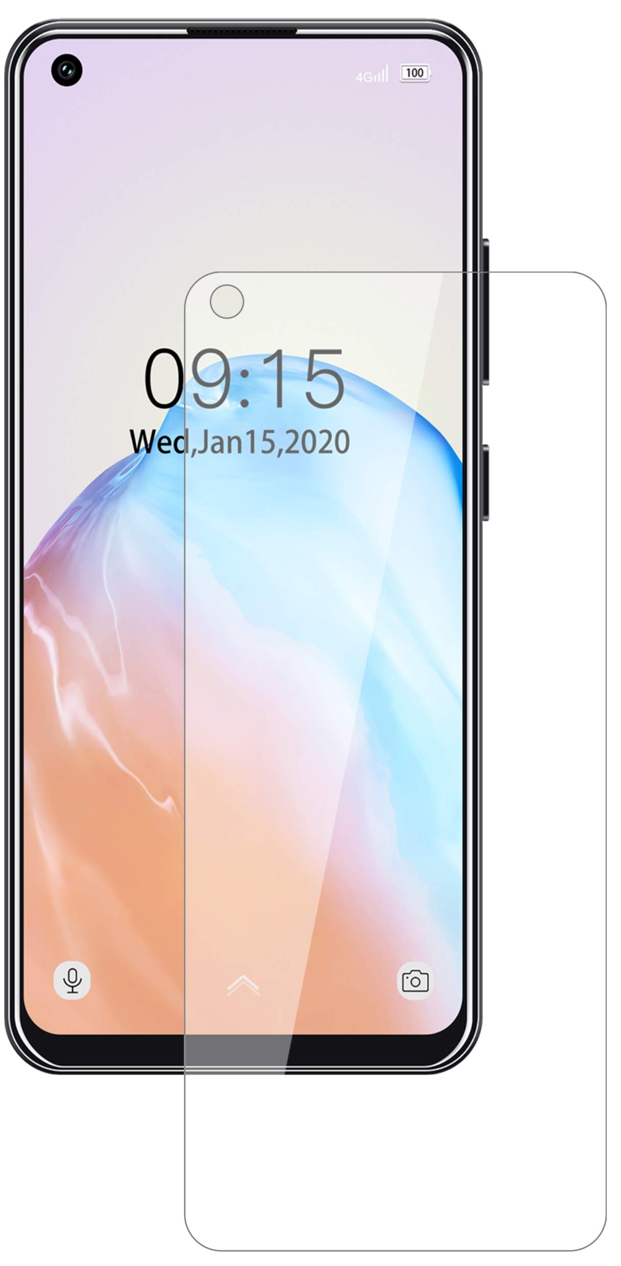 Dipos 2 Pellicole Protettive In Vetro Flessibile 9H Per Oukitel C17 Pro, Anti-Urto E Garanzia 10 Anni