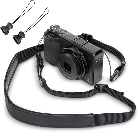 JJC Camera Shoulder Neck Strap Lanyard for Ricoh GR IV III IIIx HDF GRIV GRIII GRIIIx GR 4 3 GRII for Sony RX100 VII VI V VA IV III RX100VII Lumix L10 for Polaroid Now Gen 3rd I-Type D-LUX 8 7 DLUX8