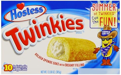 Hostess Twinkies 13.58 oz (paquete de 1, total 10 pasteles)
