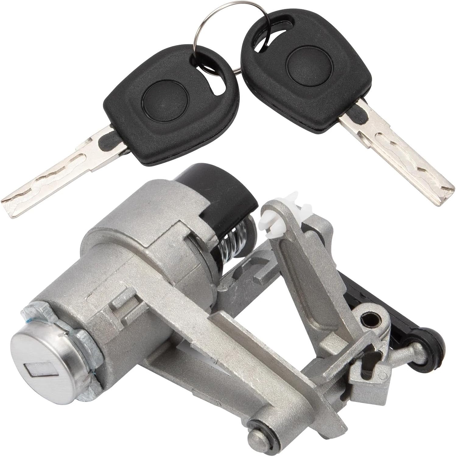 Trunk Boot Lock Compatible with for Golf for Lupo 1998-2006 Car Tailgate Trunk Boot Lock Cylinder with 2 Keys 1J6827297G 1J6827565B