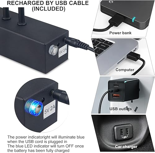 Miniatura 4 de FUNCHDAY Luz de imagen, luz de arte a control remoto con brillo regulable, temporizador preestablecido para pinturas, luz de exhibición de metal