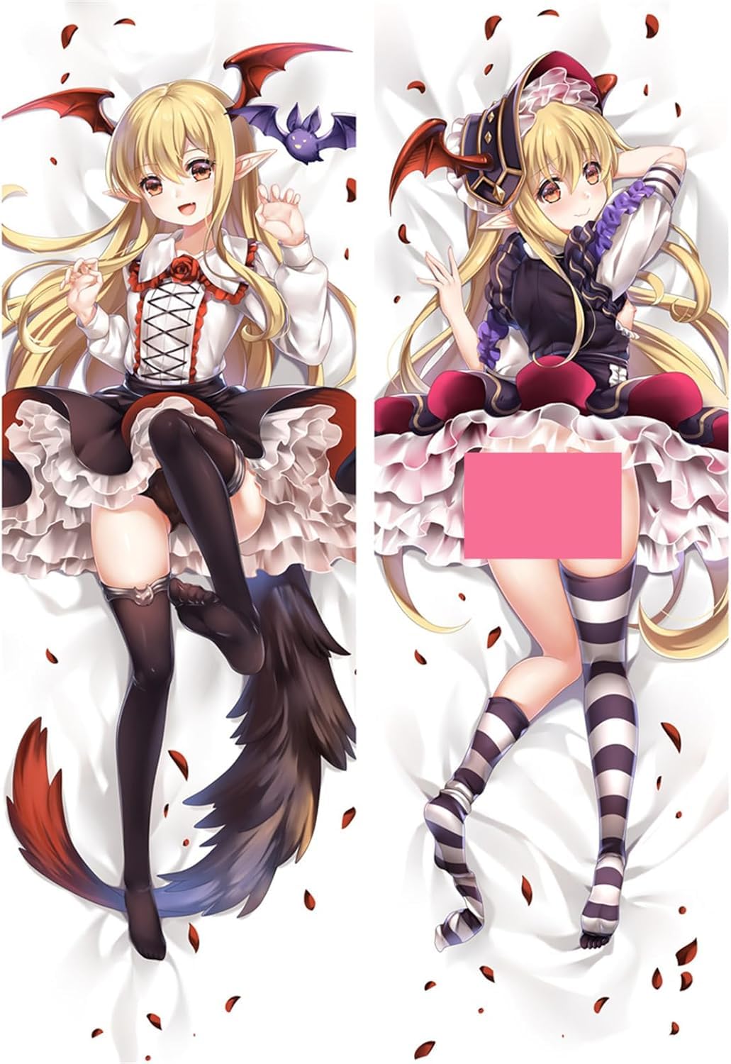 RuiHao Anime Kissenbezug 50x150cm - Manga Kissenhülle Mit Doppelseitigem Druck