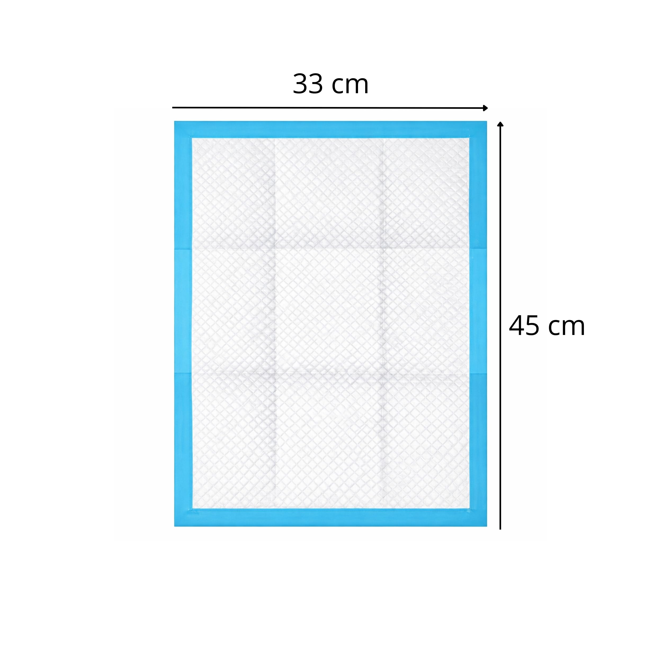 PARENCE. Set aus 10 Hundetrainingsmatten 33 x 45 cm – Absorbierende Unterlagen 4 wasserdichte Lagen – Stuben-Trainingsmatte für Welpen, Hunde, Katzen und Kleintiere – 10 Teile