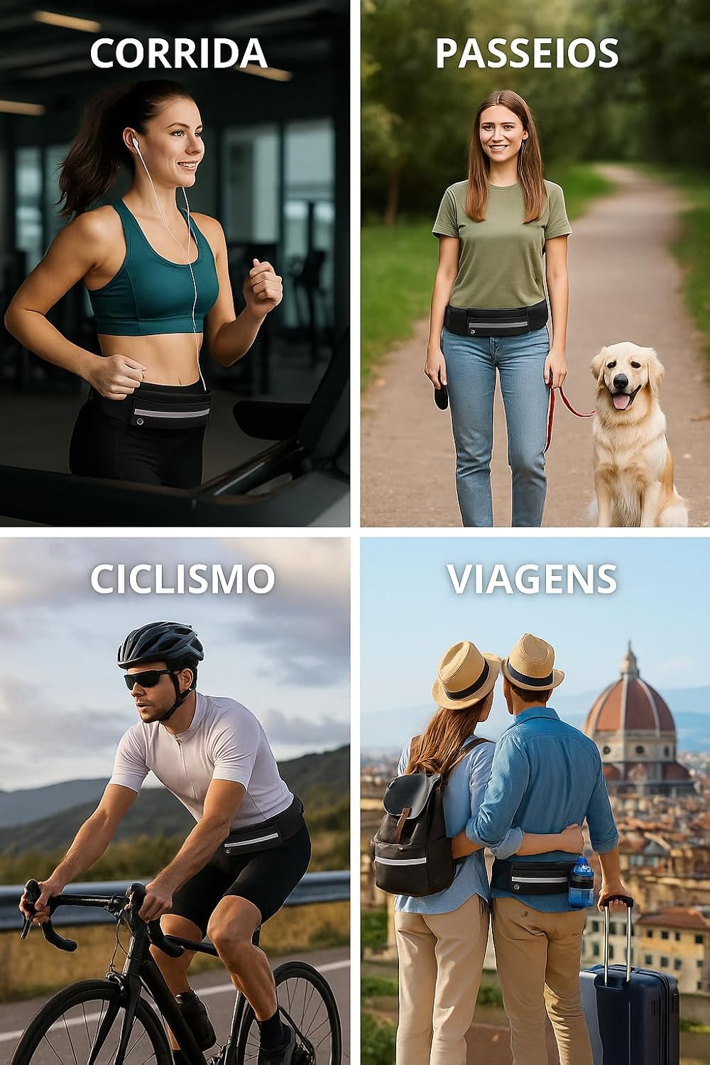 Pochete Preta Corrida Academia Caminhada Ciclismo Fitness Unissex Impermeável e Ajustável - Bolsa de Cintura para Viagem Porta Dinheiro Cartão Celular - Leve Discreta e Resistente - Qualidade Premium Pochete Preta Corrida Academia Caminhada Ciclismo Fitness Unissex Impermeável e Ajustável - Bolsa de Cintura para Viagem Porta Dinheiro Cartão Celular - Leve Discreta e Resistente - Qualidade Premium