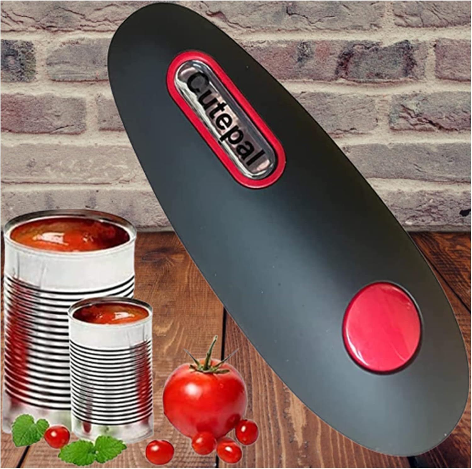 HOUKAI Electric Can Opener with Knife Sharpener, Safe
