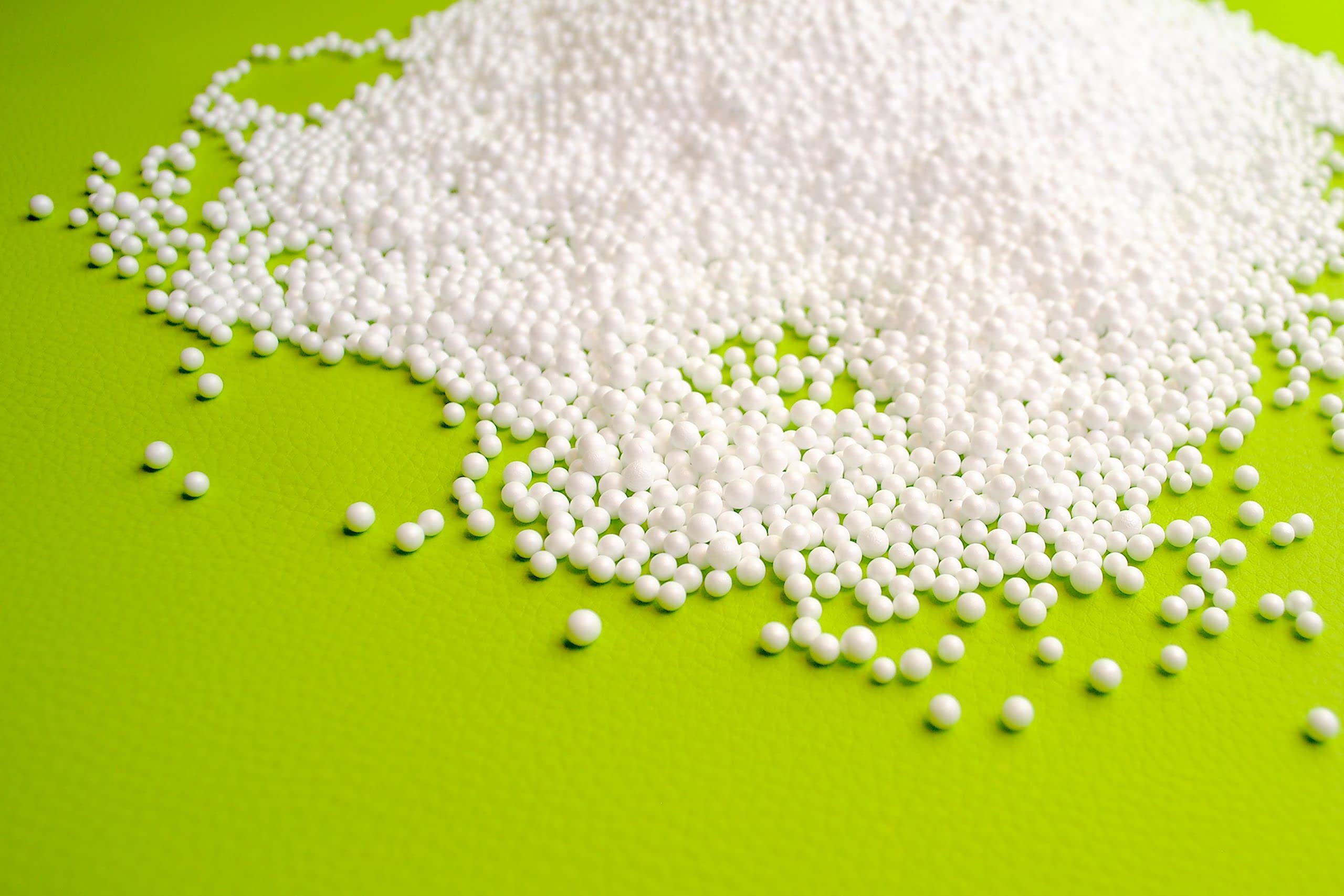 GRANULAT EPS, riempimento per poltrone e beanbag Come Sako Sack, Cuscino per Sedile, Puff Ball, Palline di polistirolo per beanbag, riempimento per Confezioni da 100L.