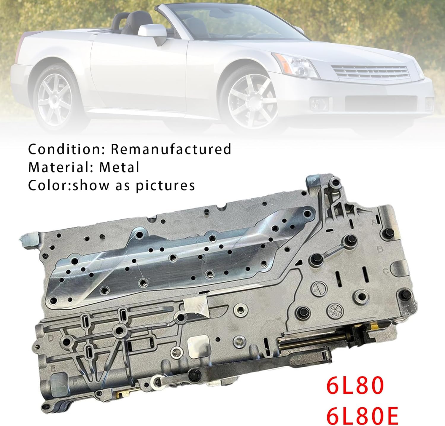 Areyourshop 6L80 6L80E Valve Body+Transmission Control Module & Solenoid for Chevy for GMC For Cadillac, Silverado 1500/Suburban/Tahoe/Sierra 1500/Yukon/Yukon XL/Escalade/ESV/CTS-V 2009-2019