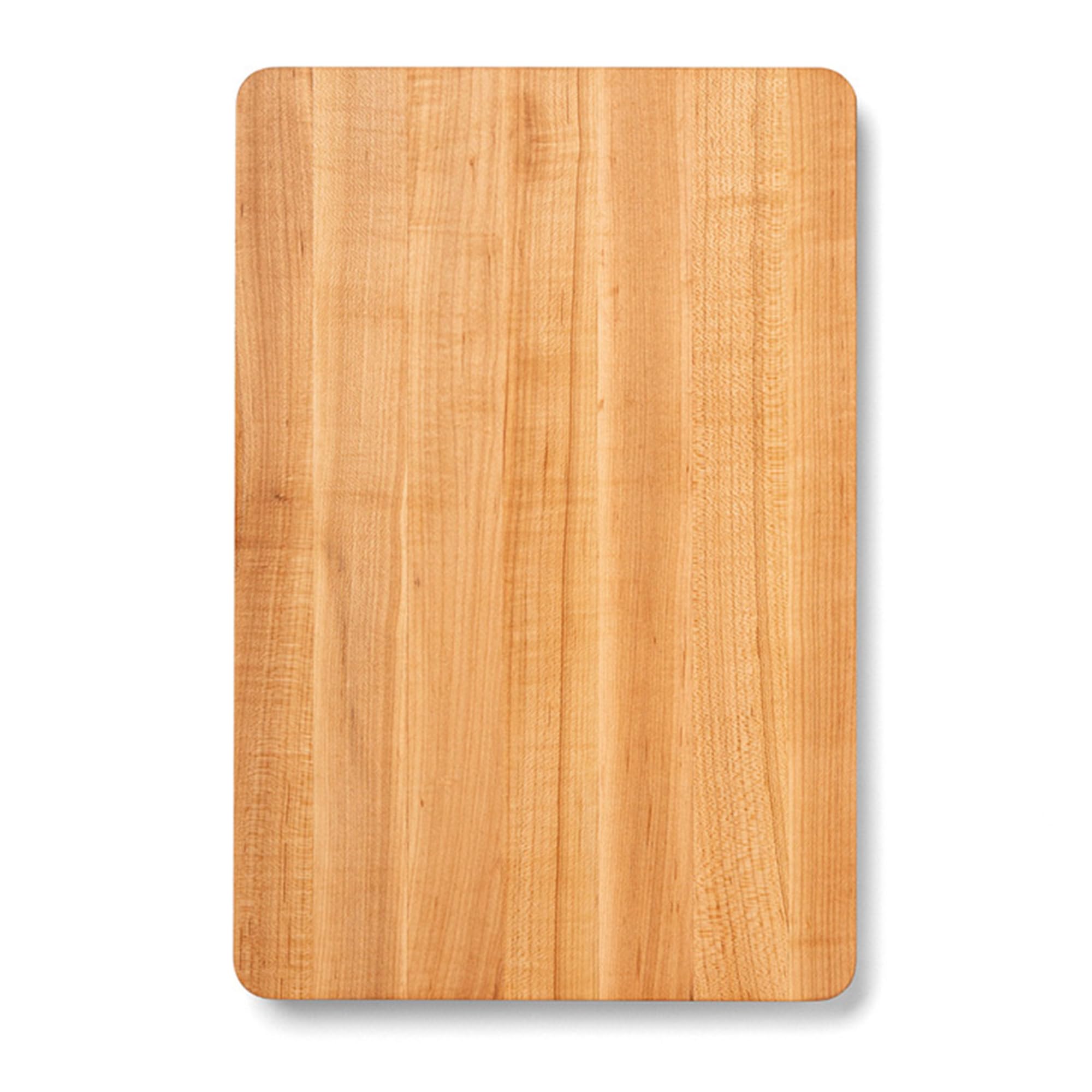 John Boos Chop-N-Slice Series Rectangular Wooden Maple Cutting Board 18”x12” – 1.25” Thick, 8-lb Reversible Butcher Block with Eased Corners & Edge-Grain – Made in The USA