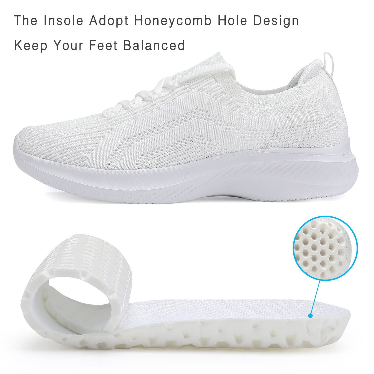 Santiro Scarpe da tennis da donna, comode, leggere, per camminare, atletica