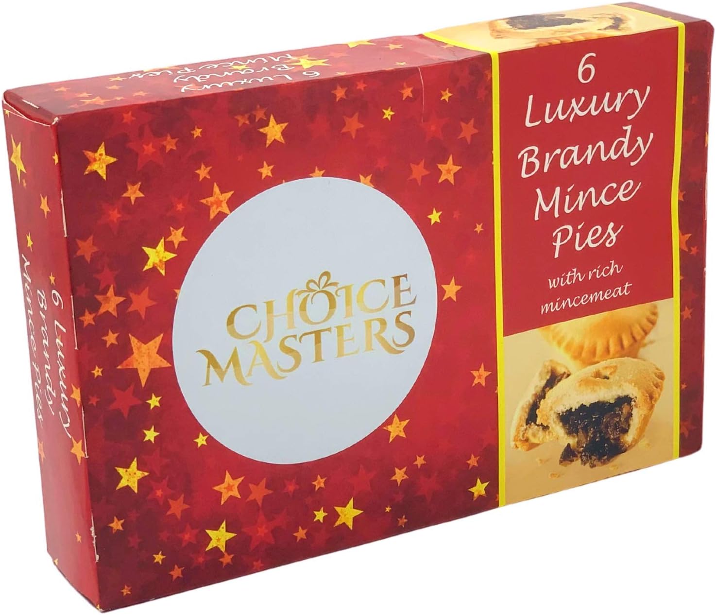 Mince Pies vChoice Masters Finest 6 Brandy Mince Pie with Rich