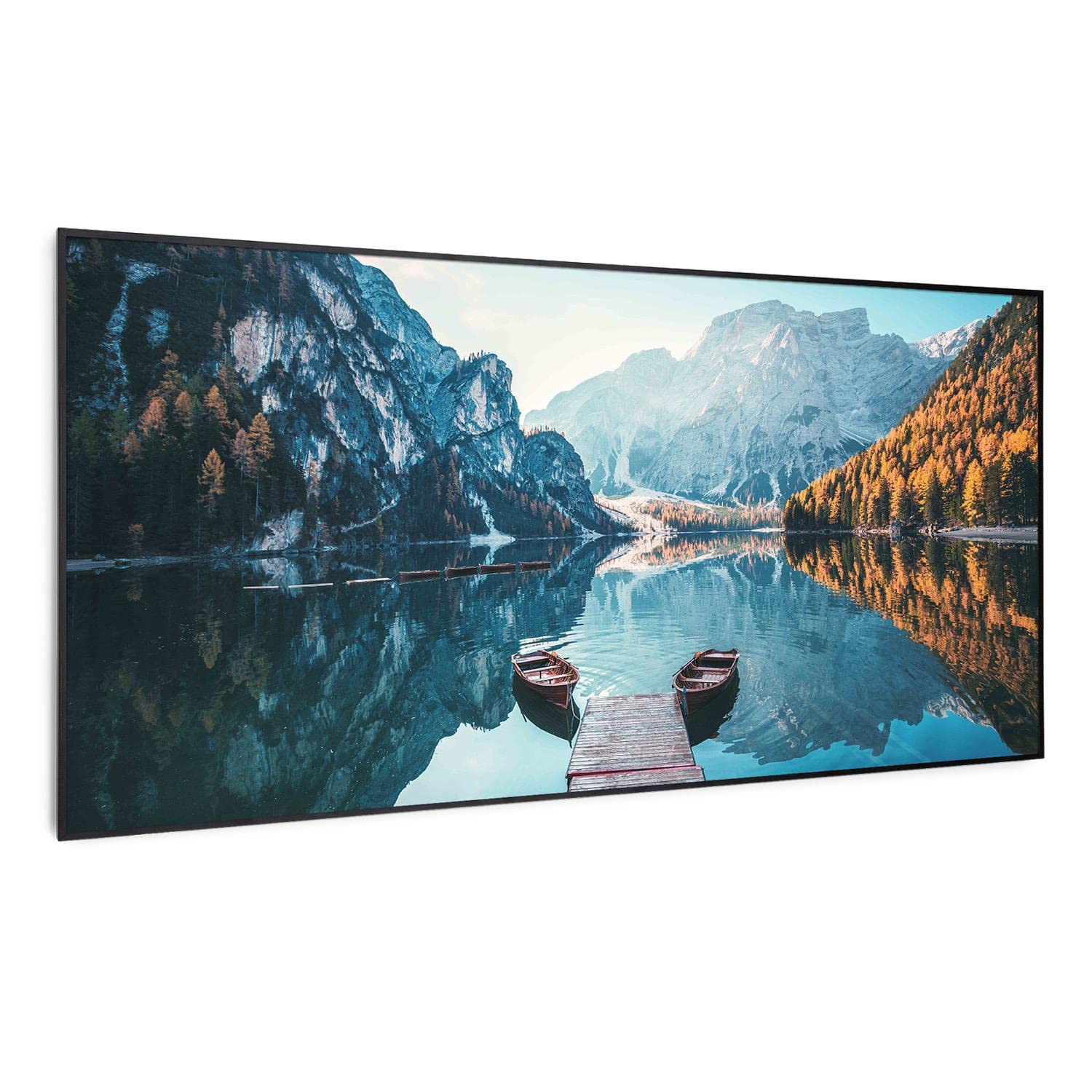 Klarstein Radiateur Infrarouge Mural Intelligent, Chauffage Infrarouge 700W, Panneau Chauffant Infrarouge, APP Mobile, Radiateur Electrique Extra Plat, Salle de Bain, Sans CO2, Faible Conso d'Energie