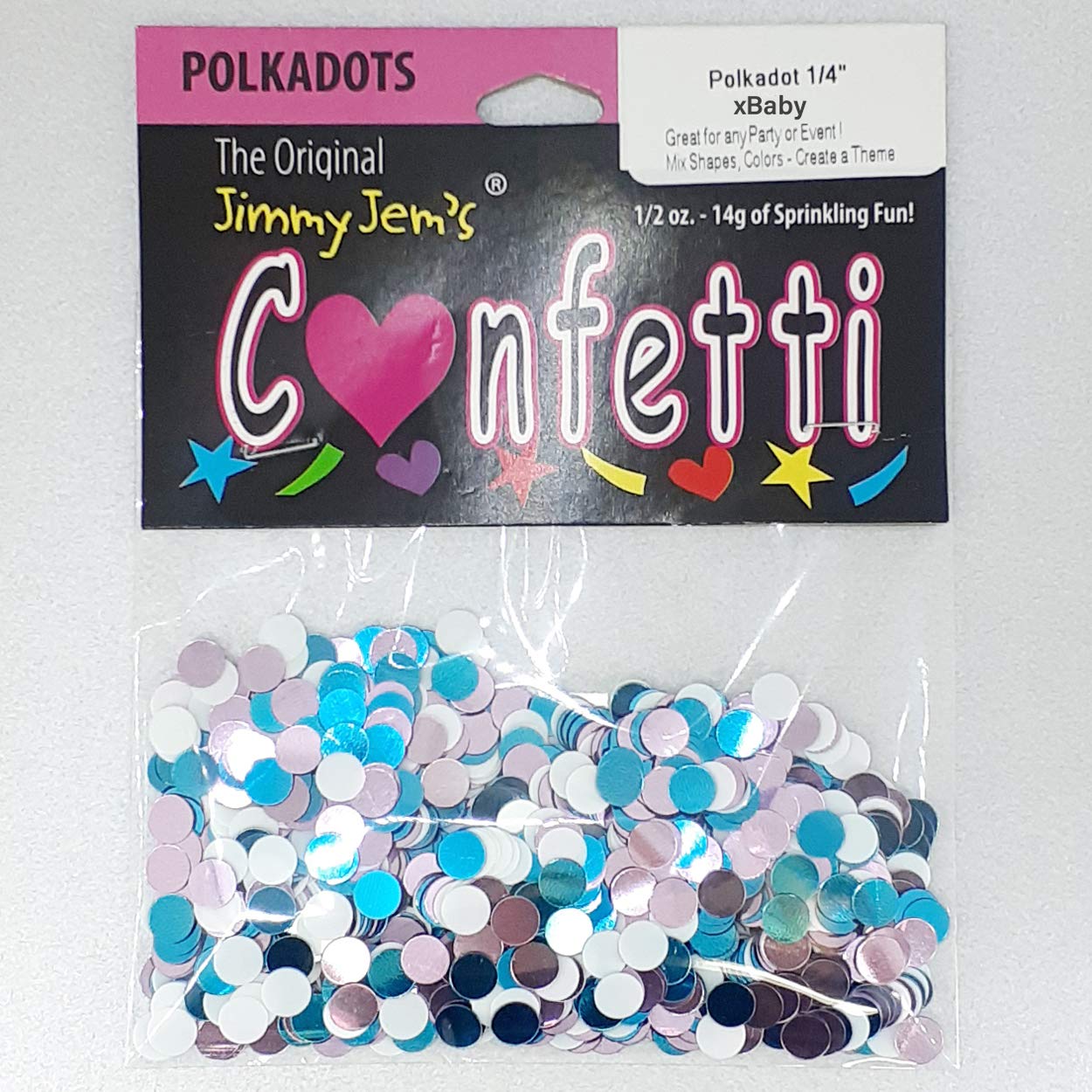 Koło konfetti 1/10.2 cm Baby Mix - opakowanie detaliczne #8567 QS0