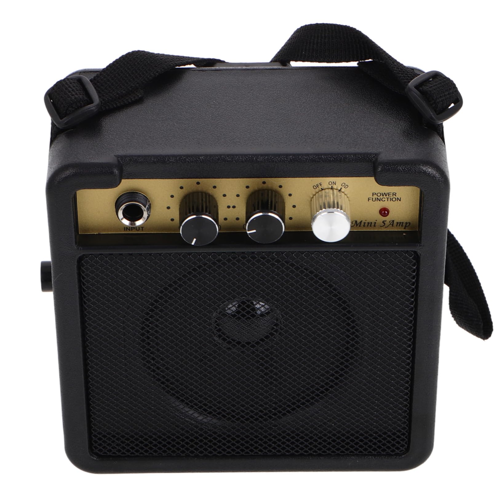 Amplificador de Guitarra Eléctrica Mini 5w Negro de Plástico