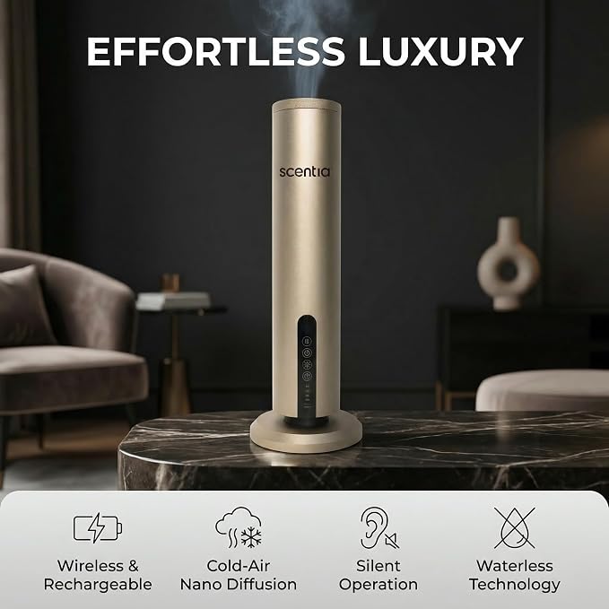 Difusor de Aromas Scentia Max Gold Inalámbrico, Control por App, 72 Horas miniatura 2