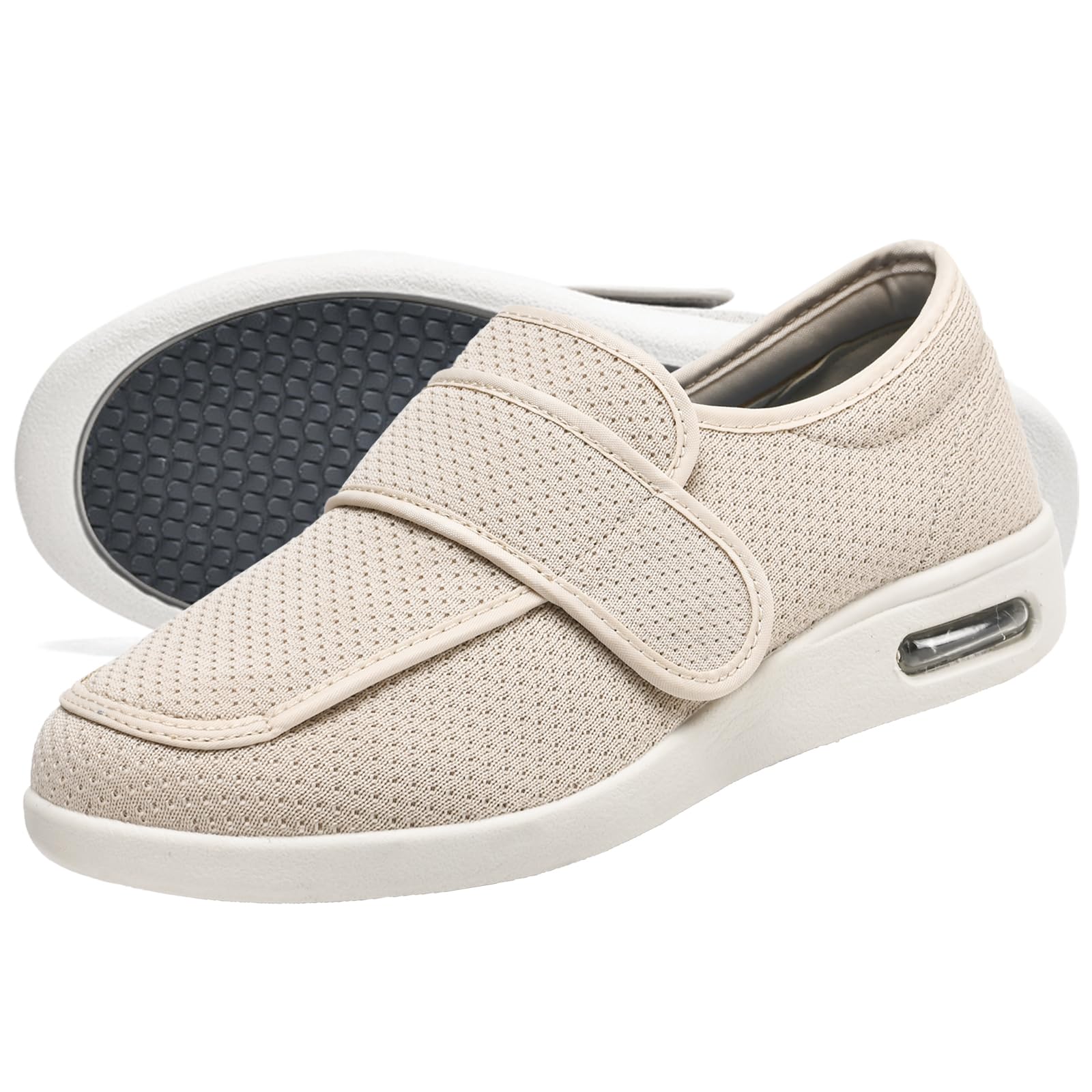 Chaussure a scratch homme et femme facile à enfiler pour pieds sensibles et gonflés