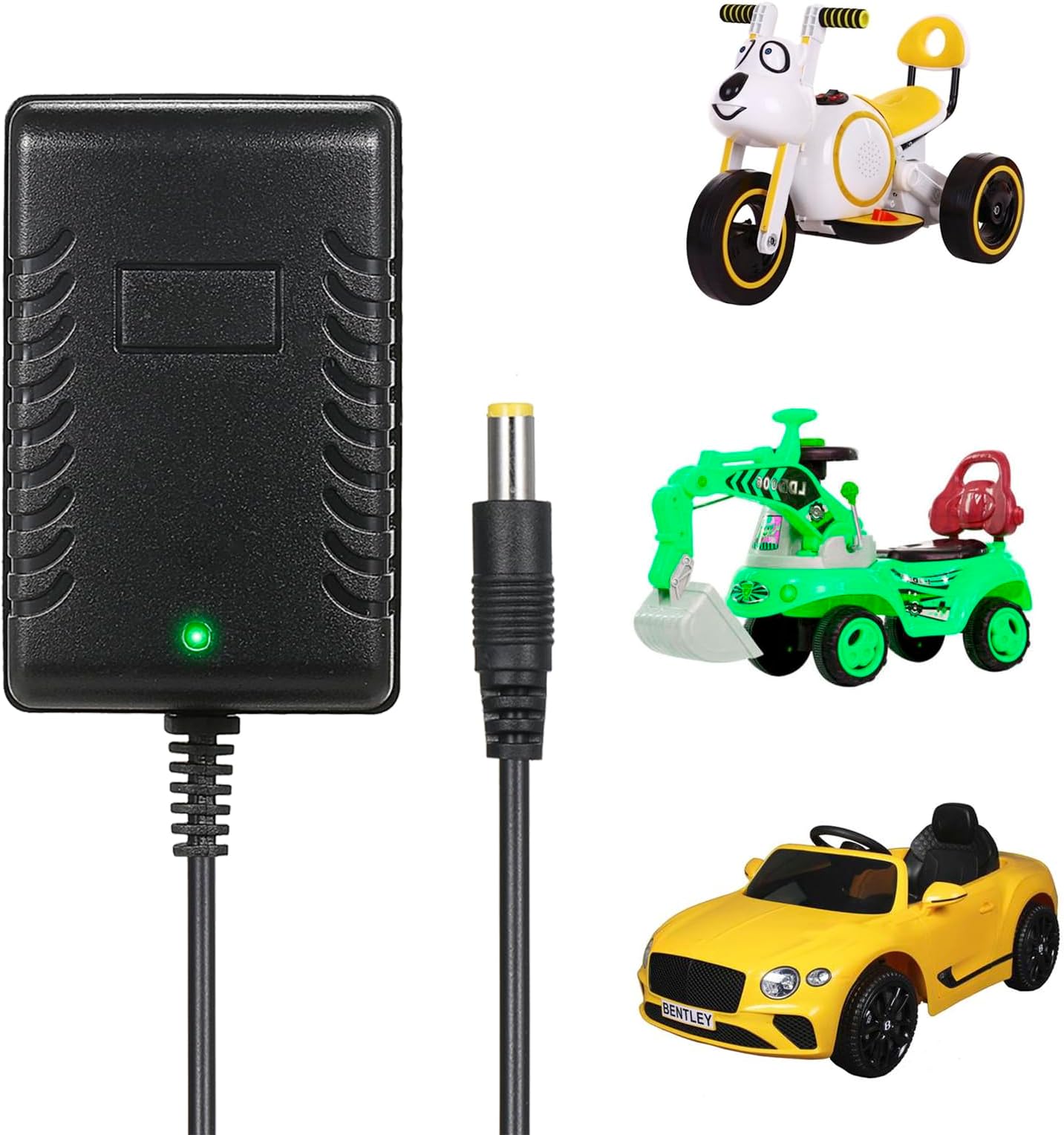 6V Charger for Ride on Toys, 6V Battery Charger for Kids