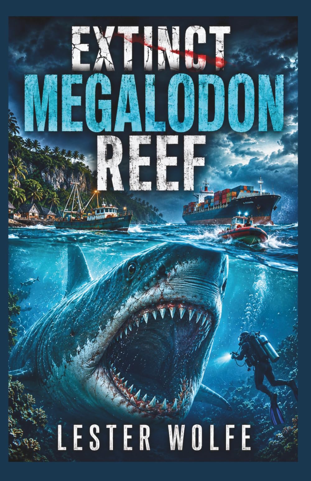 EXTINCT - Megalodon Reef: An Isolated Island Survival Thriller (EXTINCT - Horror Adventure Novellas)