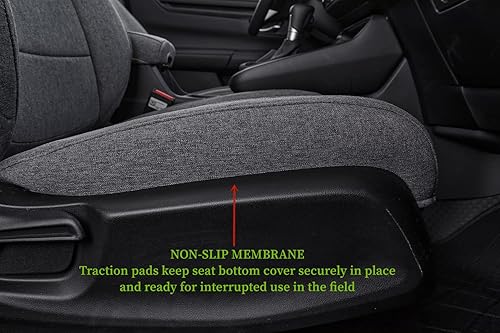 Miniatura 3 de coverdream Fundas de asiento CRV de ajuste personalizado para Honda CRV 2023 2024 2025 LX, EX, EX-L, serie deportiva, híbrido, protector de asiento